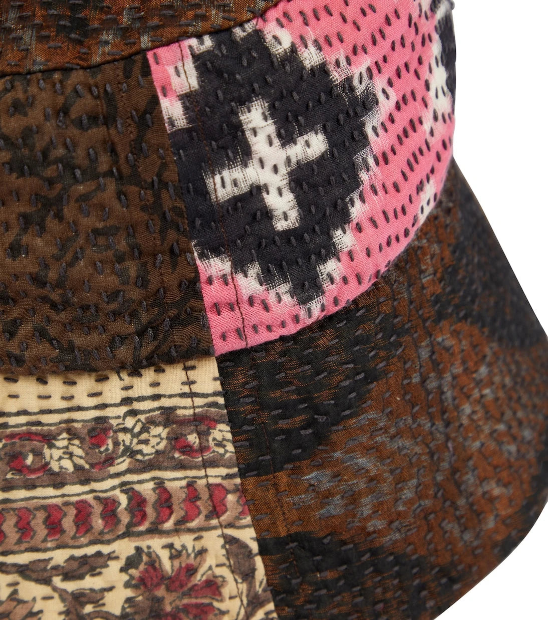 Dries Van Noten - Patchwork bucket hat