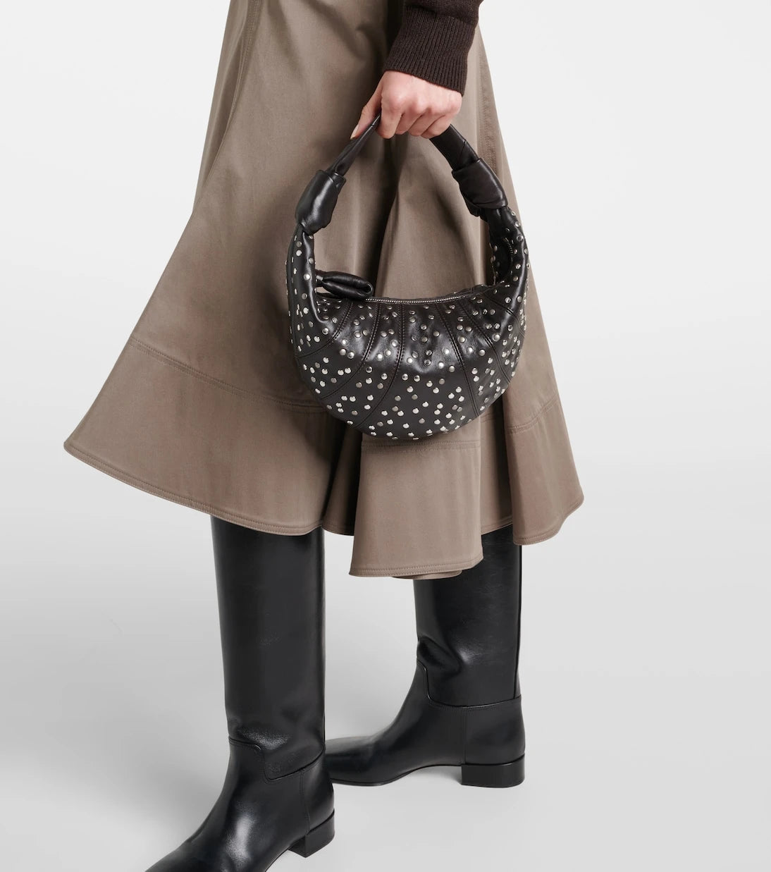 Lemaire - Croissant Large leather shoulder bag