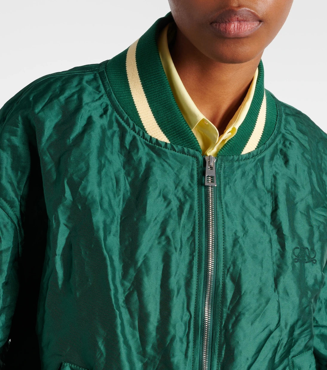 Loewe - Double L taffeta bomber jacket
