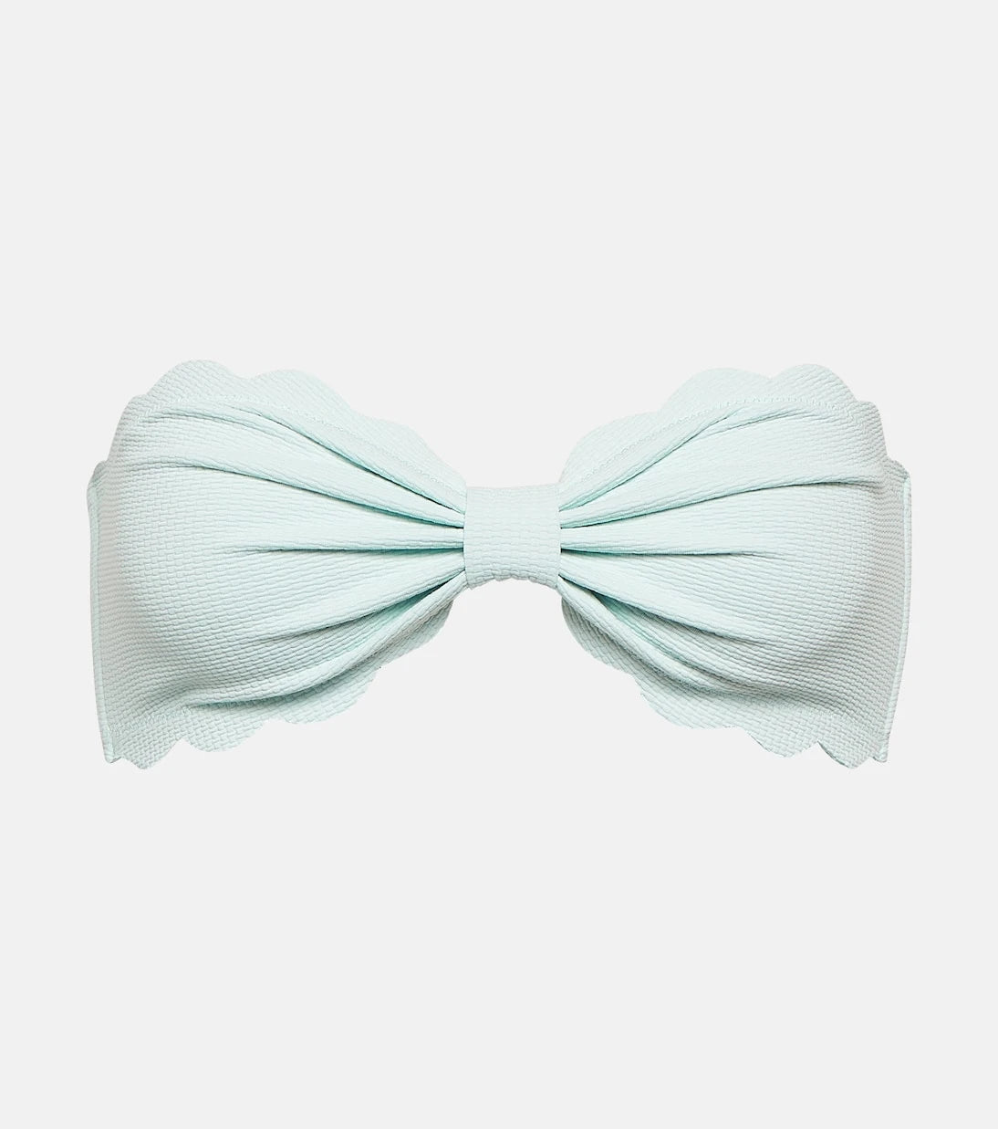 Marysia - Antibes scalloped bandeau bikini top