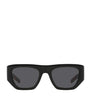 Black Sl 740 Pillowed Square Sunglasses