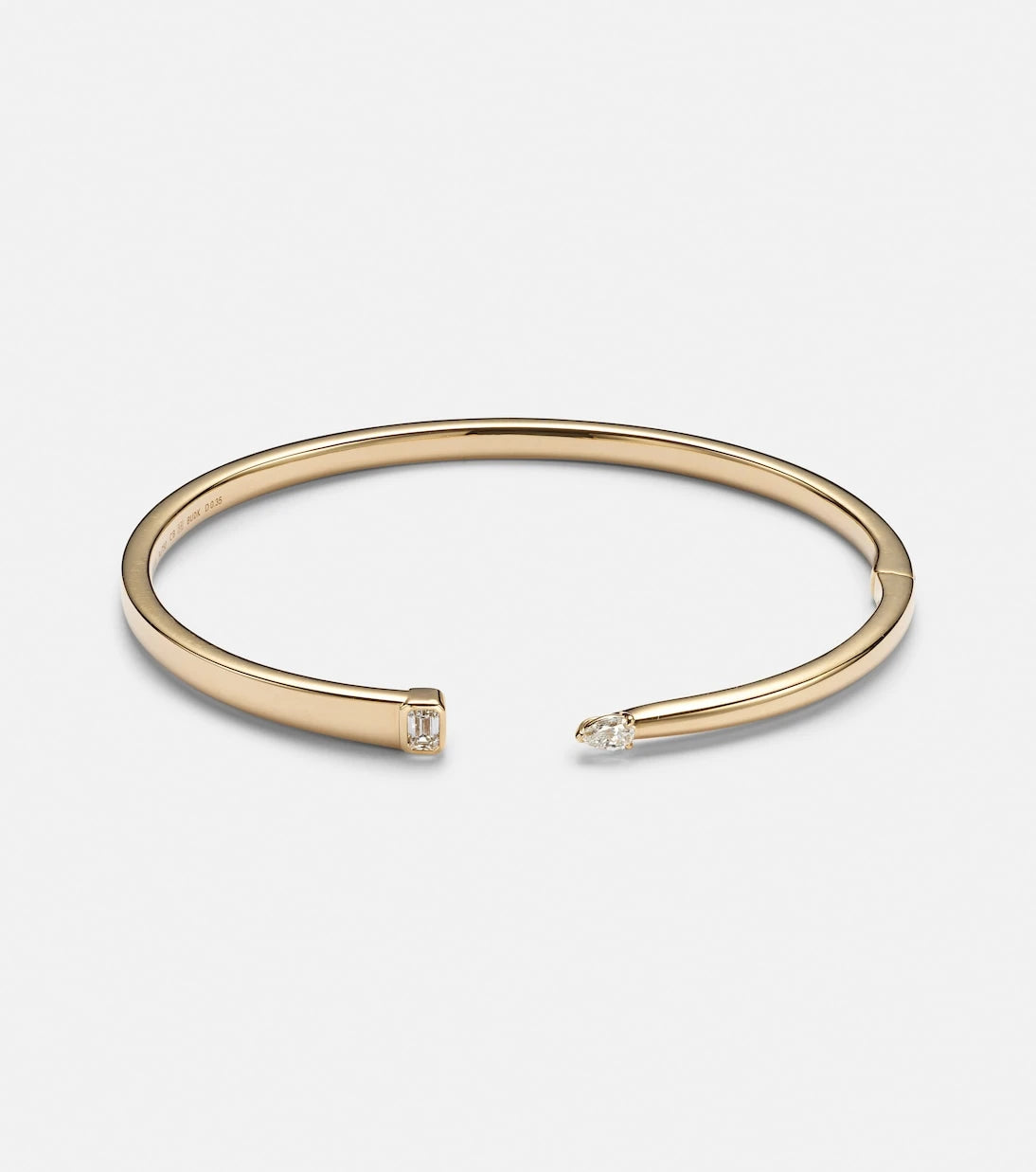 Bucherer Fine Jewellery - Inner Fire 18kt gold bangle with diamonds