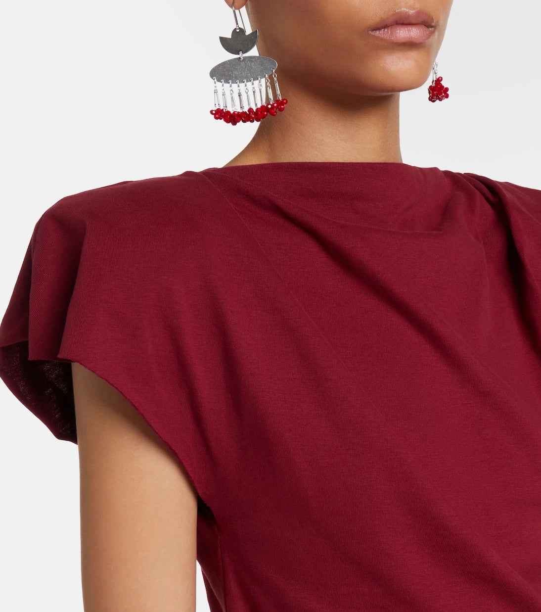 Isabel Marant - Sebani asymmetric cotton T-shirt
