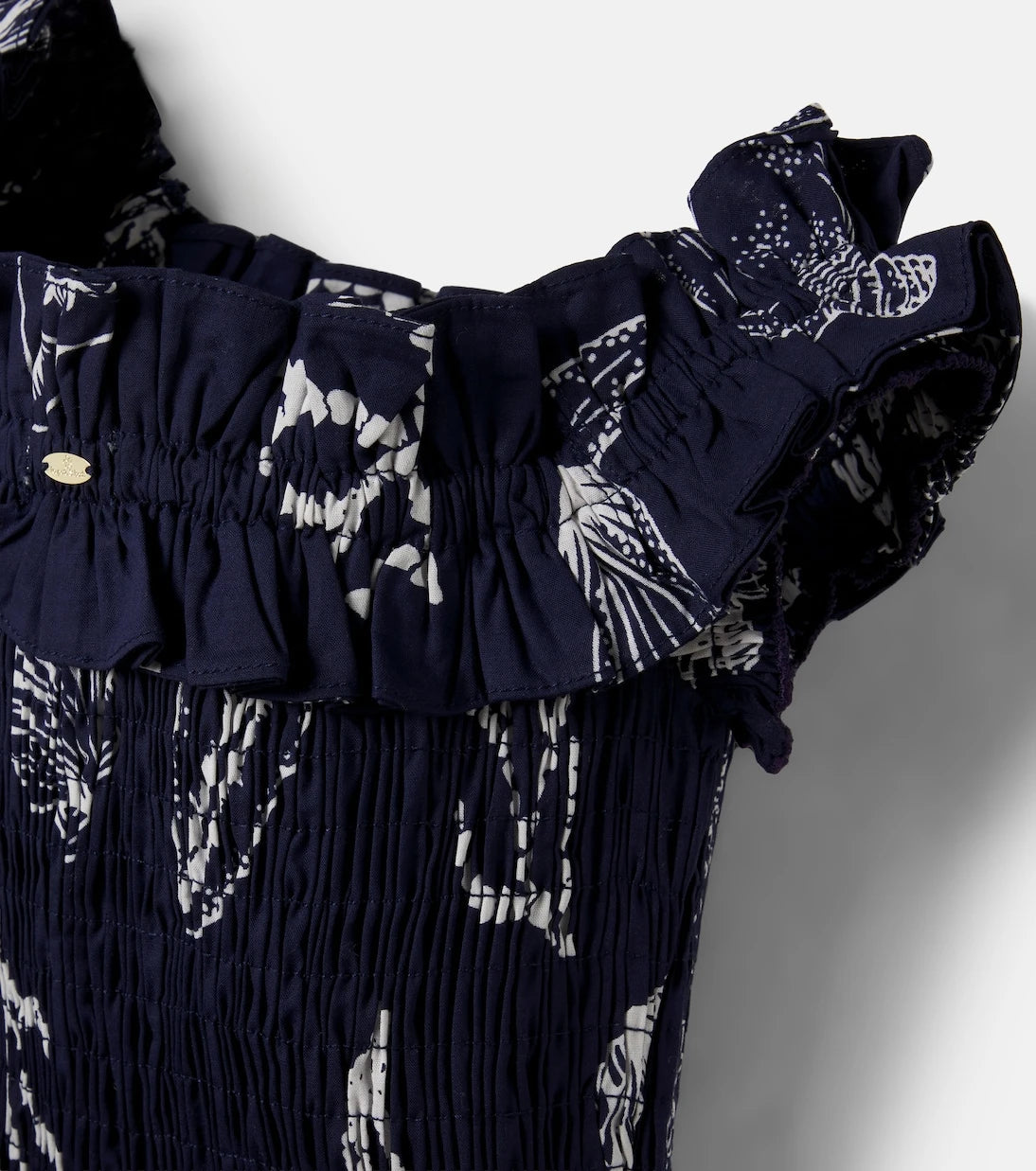 Poupette St Barth Kids - Suzanne printed ruffled dress