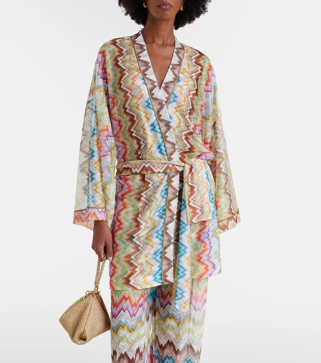 Missoni - غطاء شاطئ بنمط متعرج