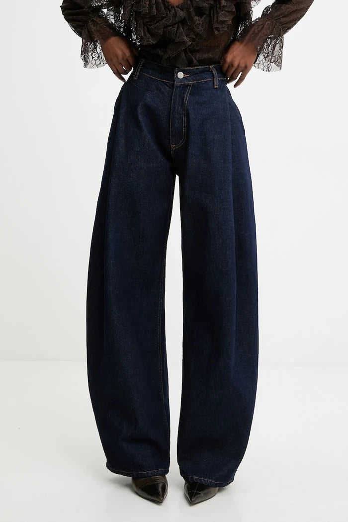 Answear.LAB wide leg kadın jean