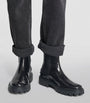 Tod's Black Leather Gomma Pesante Chelsea Boots