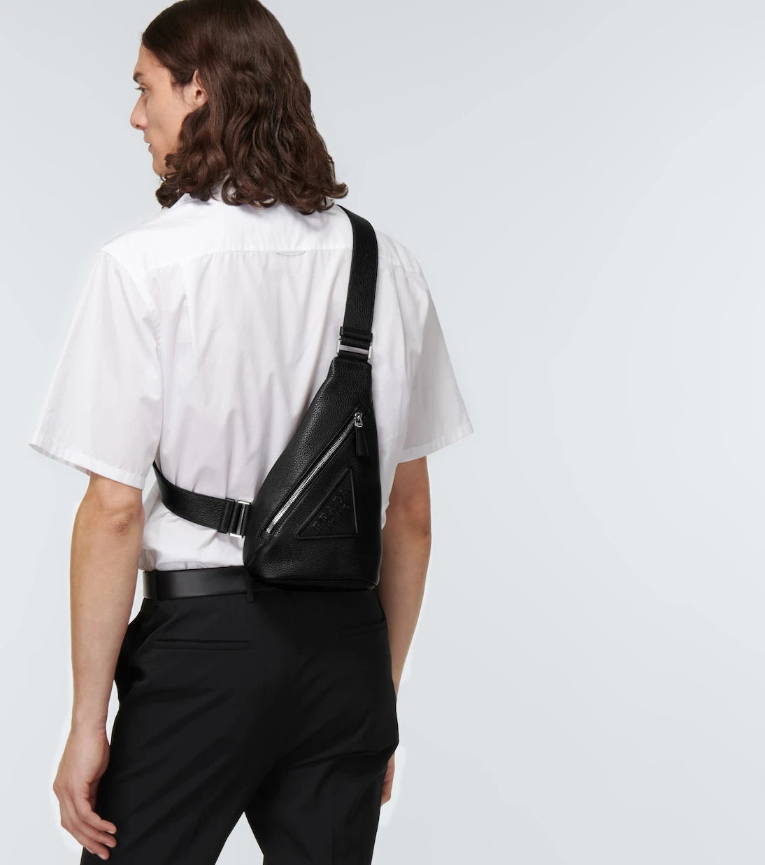 Prada - Leather crossbody bag