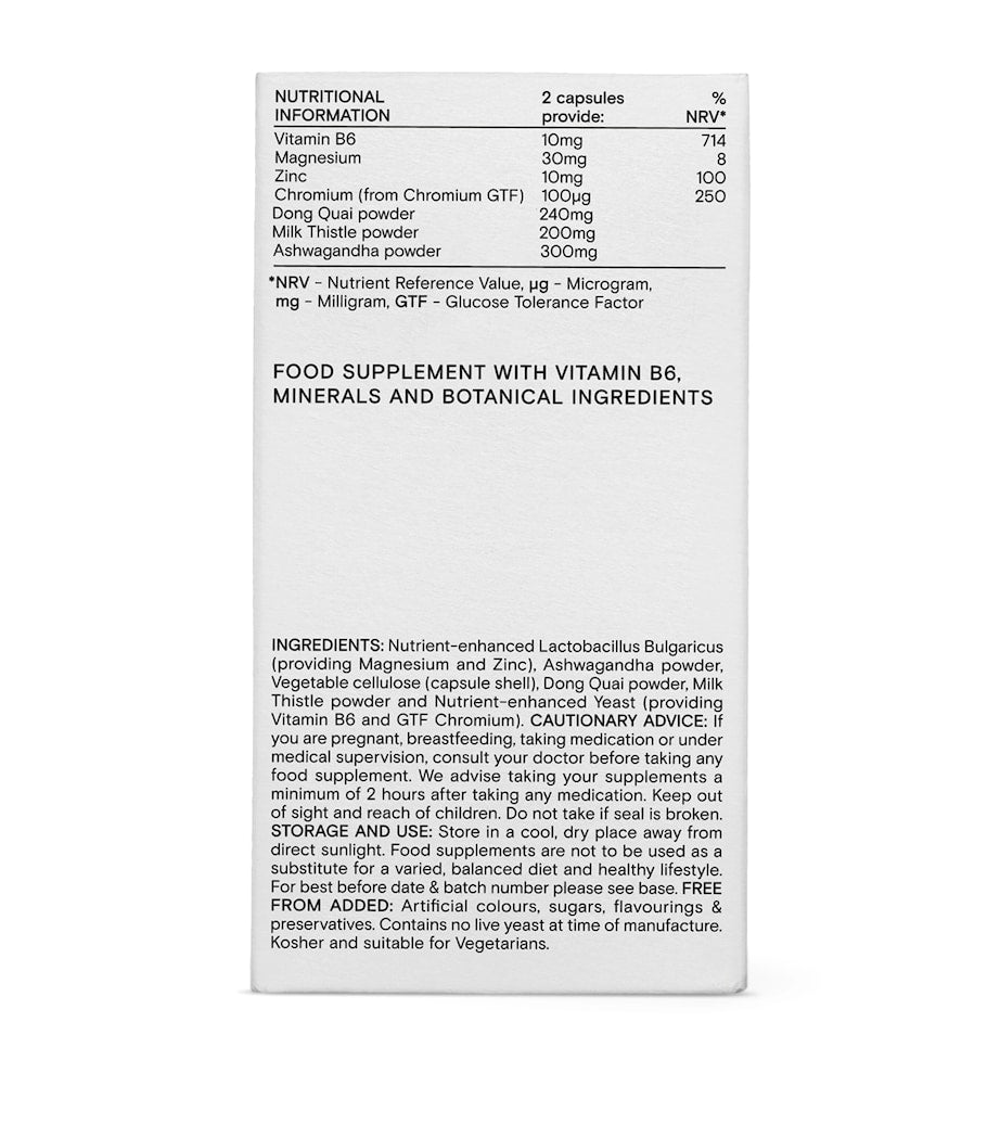 Wild Nutrition Bespoke Woman Food-Grown Premenstrual Support (60 Capsules)