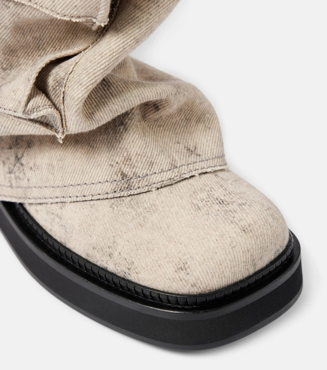 The Attico - Robin canvas combat boots