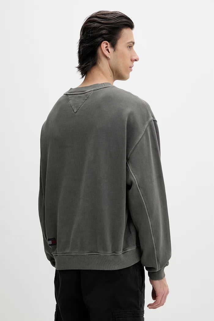 Tommy Jeans erkek pamuklu sweatshirt