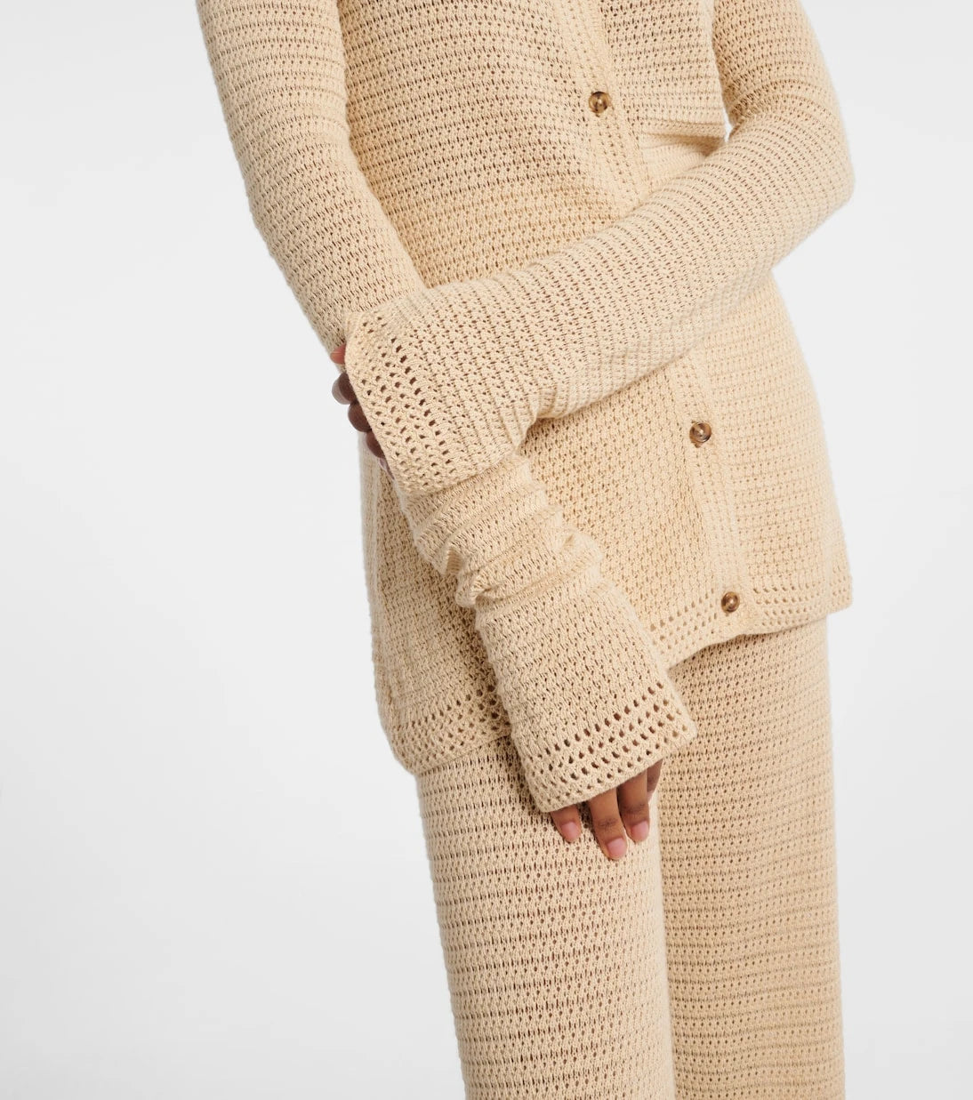 Posse - Lennon crochet cotton-blend cardigan