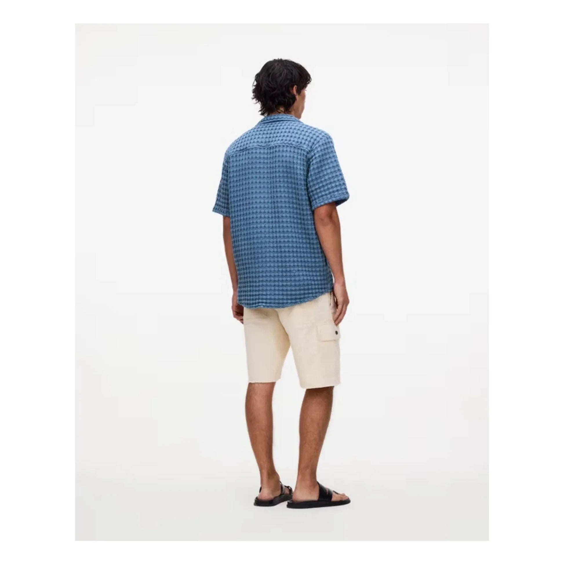 OAS - Coronet Cuba Waffle shirt | Blue