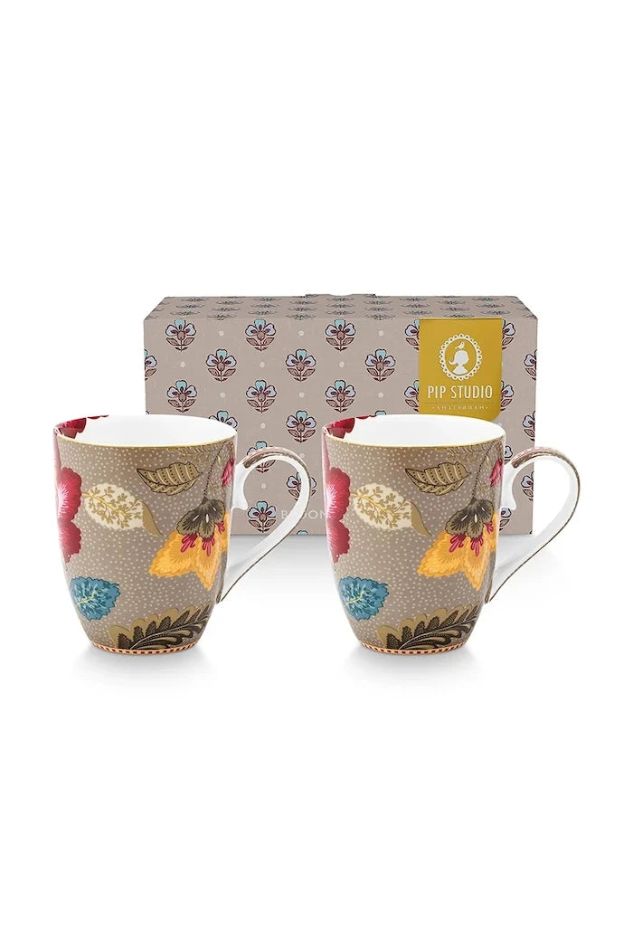 Pip Studio sırlı porselenden seramik kupa seti 365 ml