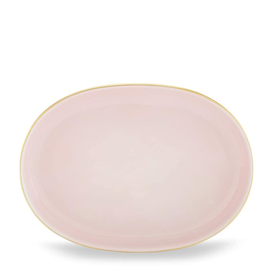 GINORI 1735 Porcelain Colonna Diva Giallo Pickle Dish (21.5cm)