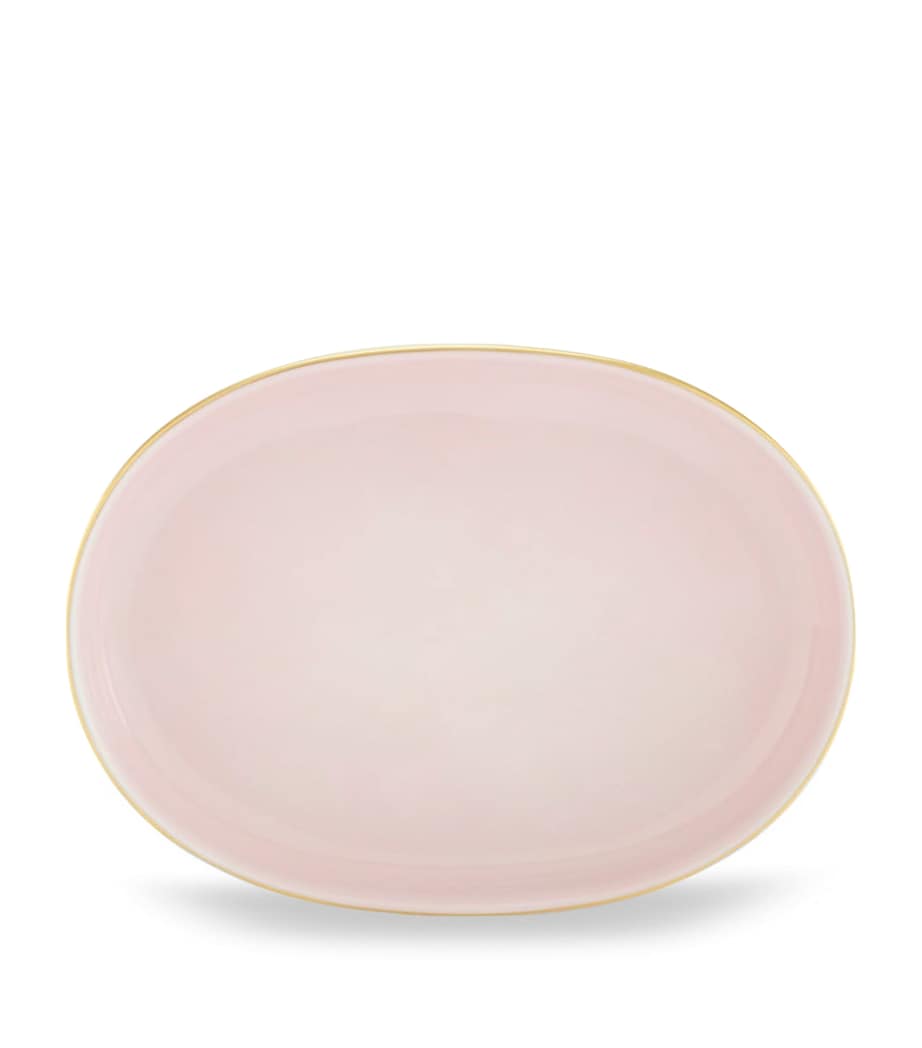 GINORI 1735 Porcelain Colonna Diva Giallo Pickle Dish (21.5cm)
