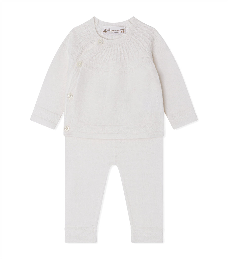 Bonpoint Wool-Cotton Jina Top and Trousers Set (1-18 Months)