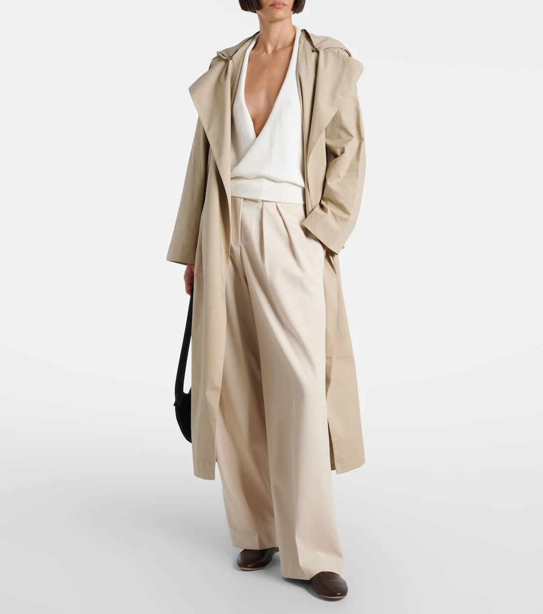 Aya Muse - Cotton gabardine trench coat