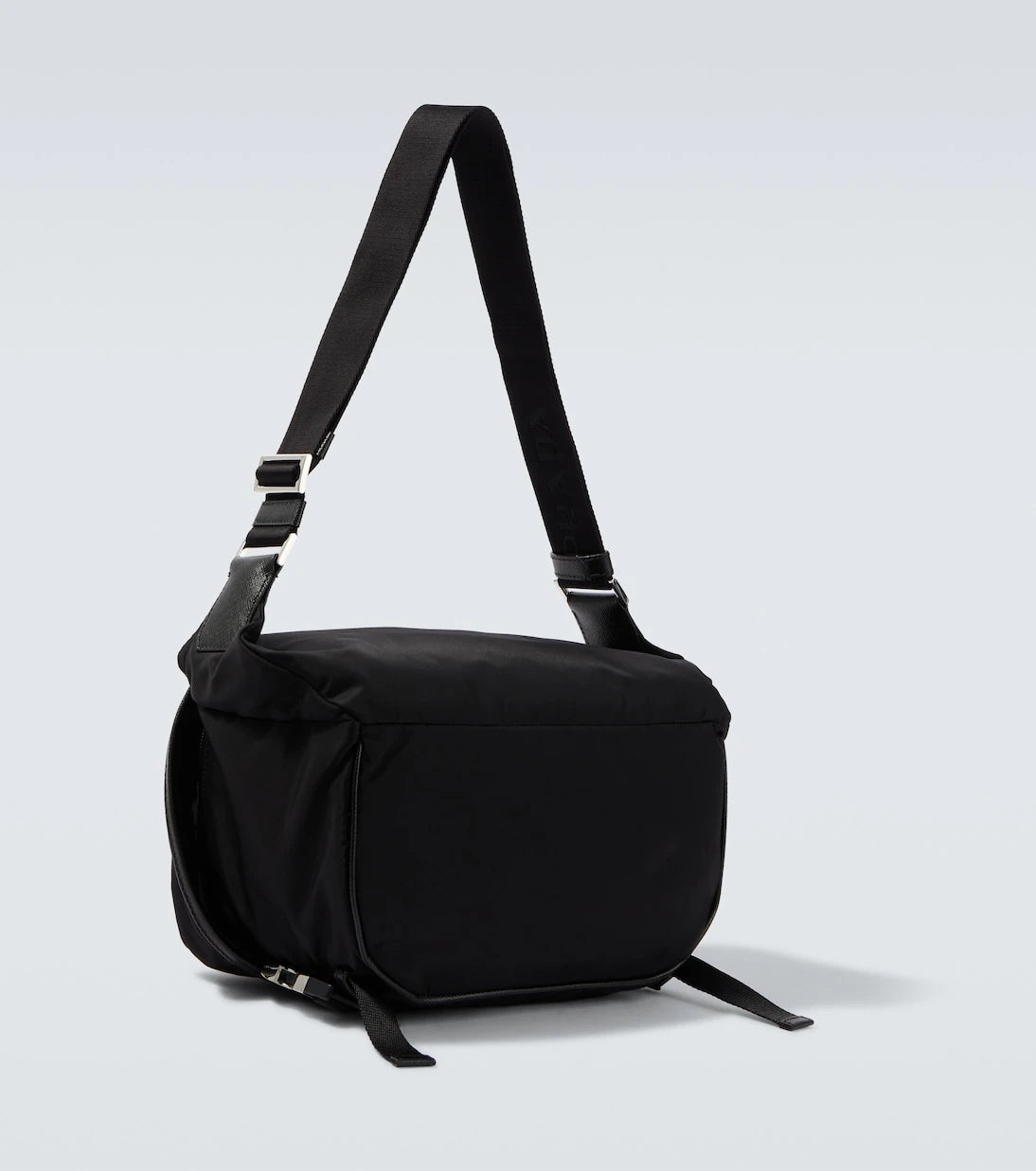 Prada - Re-Nylon leather-trimmed shoulder bag