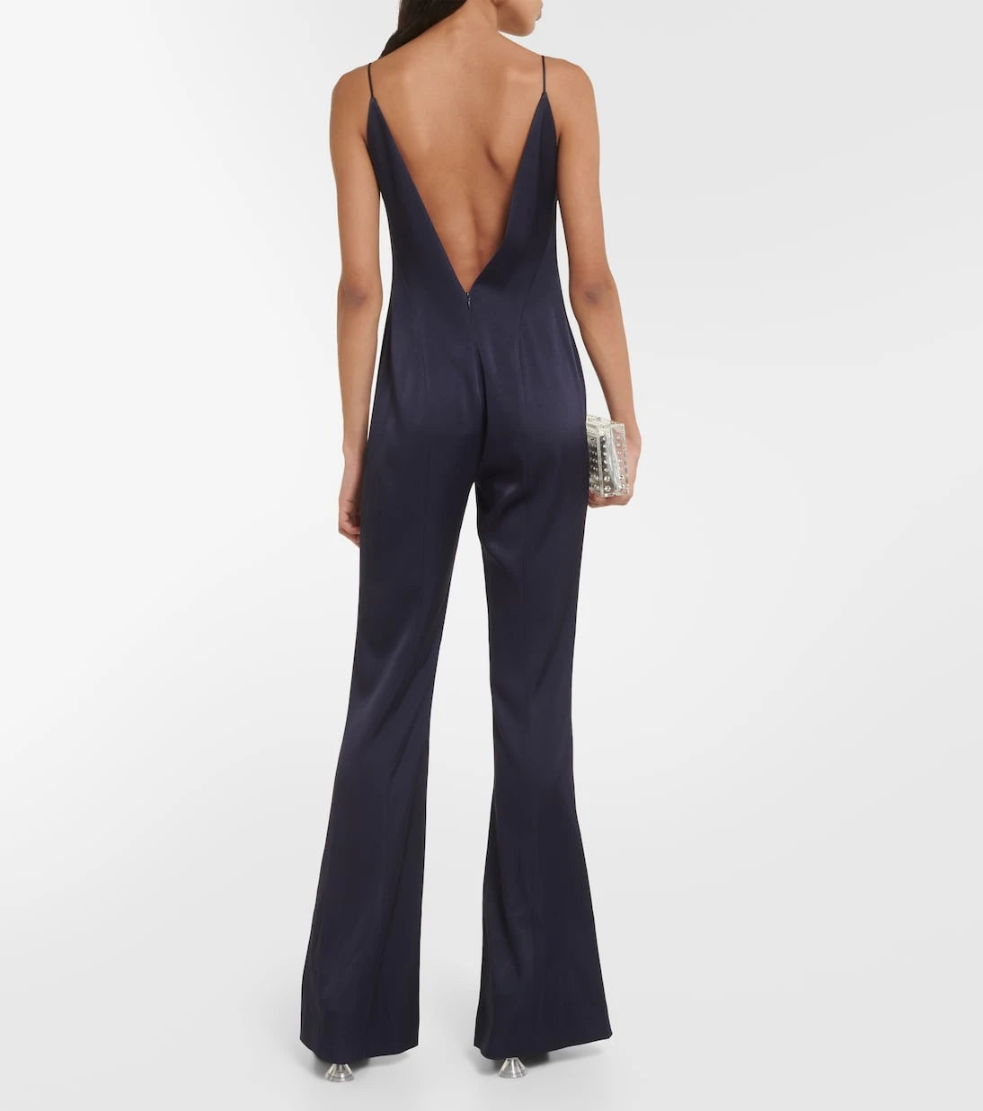 Galvan - Avedon Globe crêpe satin jumpsuit