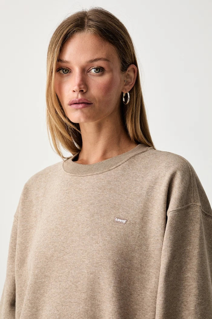 Levi's pamuklu kadın sweatshirt EVERYDAY CREW