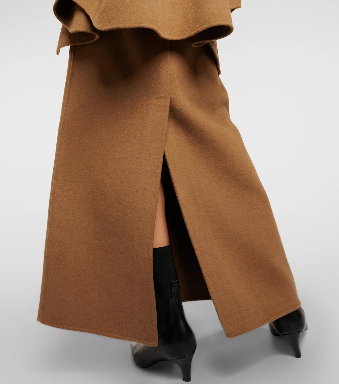 The Frankie Shop - Malvo wool-blend maxi skirt