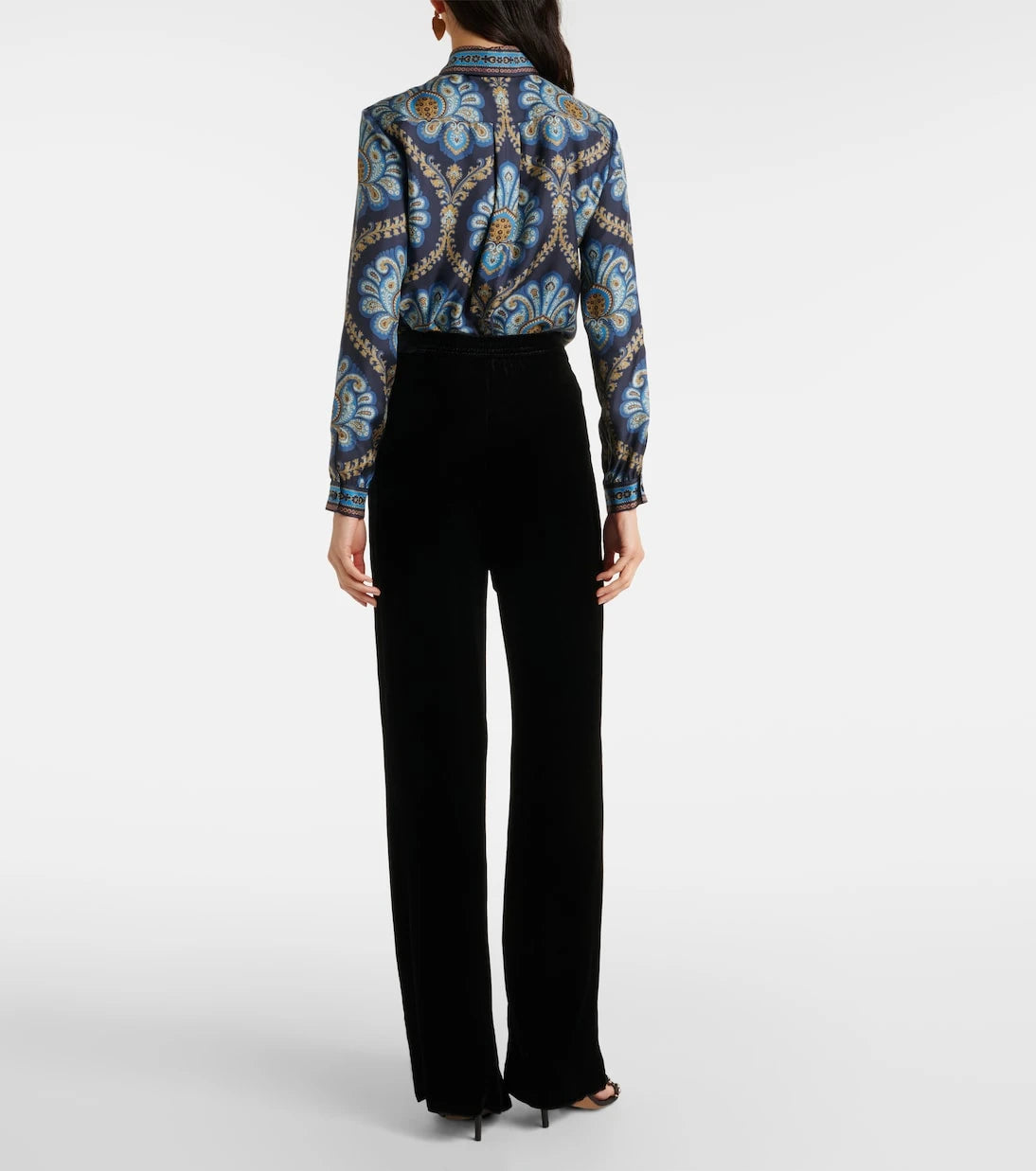 Etro - Velvet straight pants