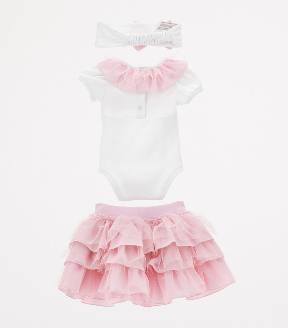 Cotton Bodysuit and Skirt Set (1-9 Months)