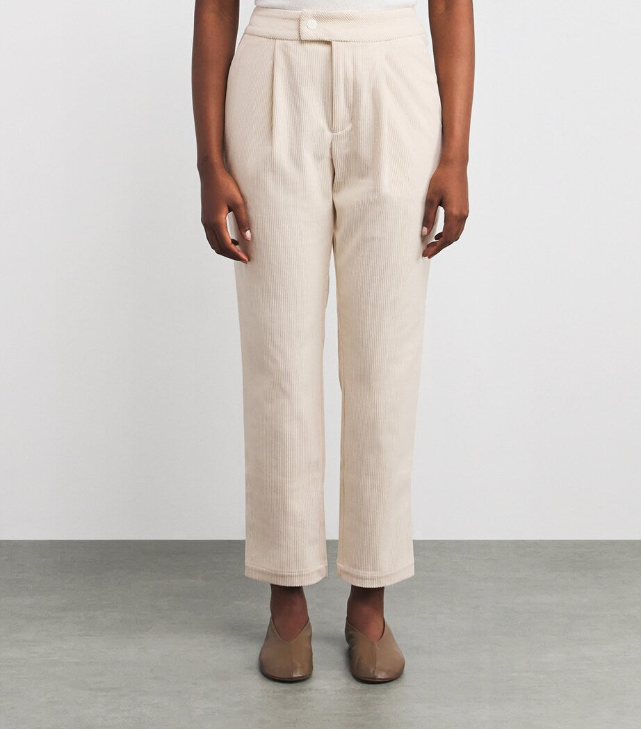 Varley Ivory Corduroy Nell Trousers