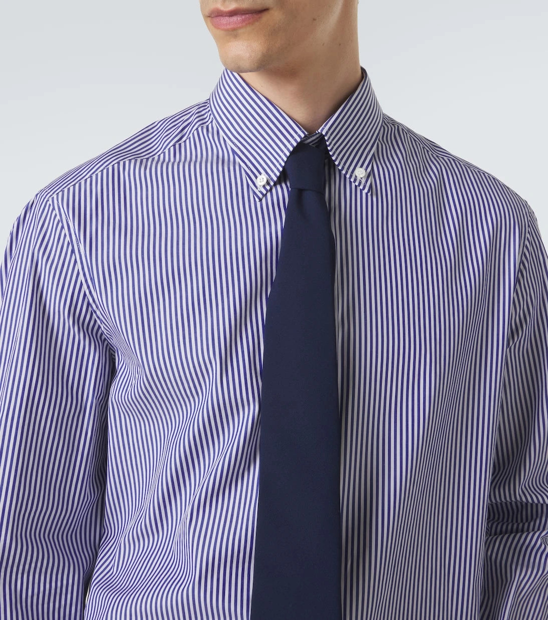 Brunello Cucinelli - Striped cotton shirt