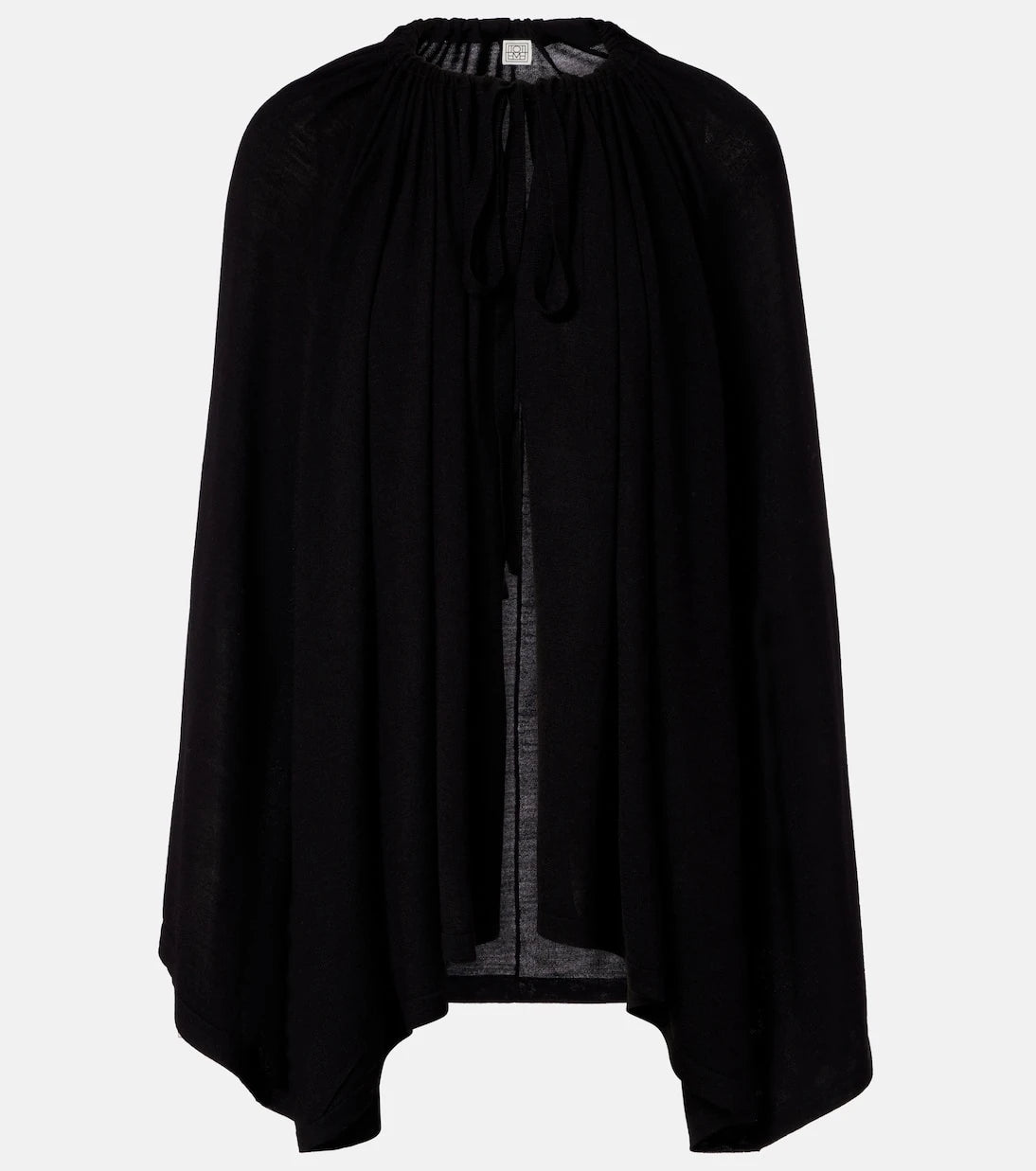 Toteme - Wool and silk jersey cape