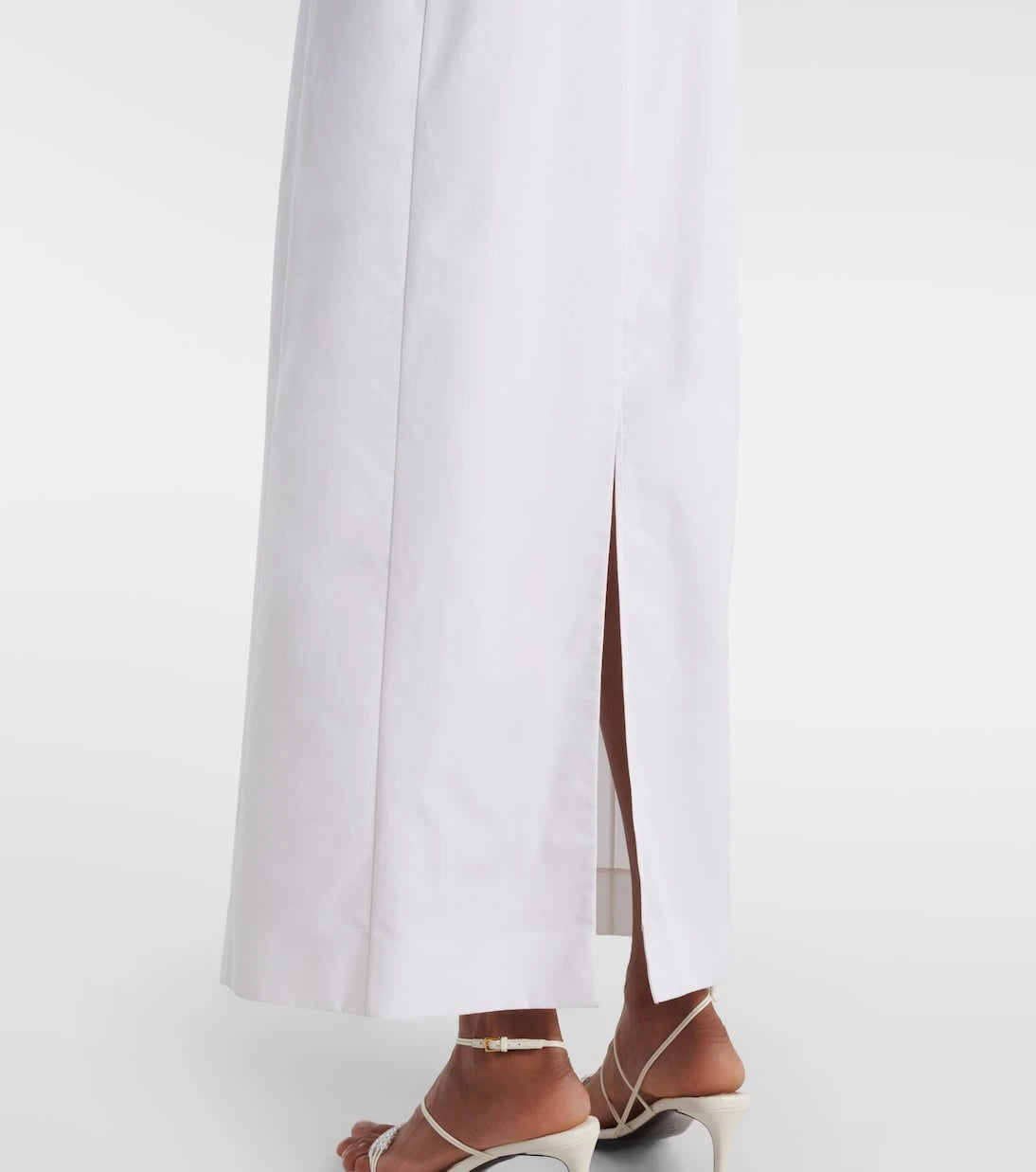 Khaite - Tulula silk poplin slip dress