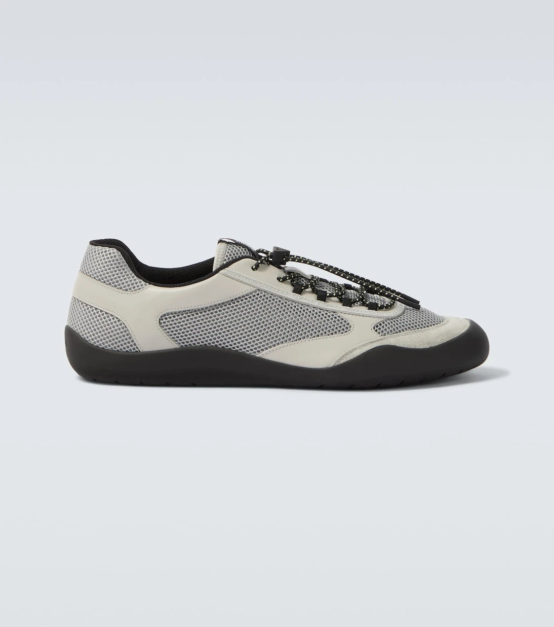 Prada - Speedrock leather-trimmed sneakers