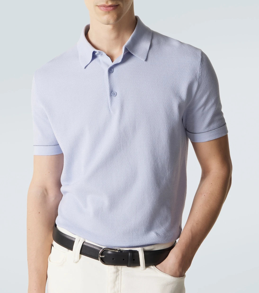 Brioni - Cotton piqué polo shirt