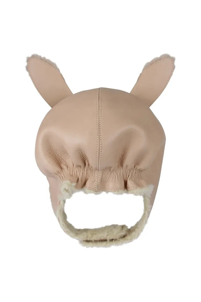 Детска кожена шапка Donsje Kapi Exclusive Hat Fluffy Bunny