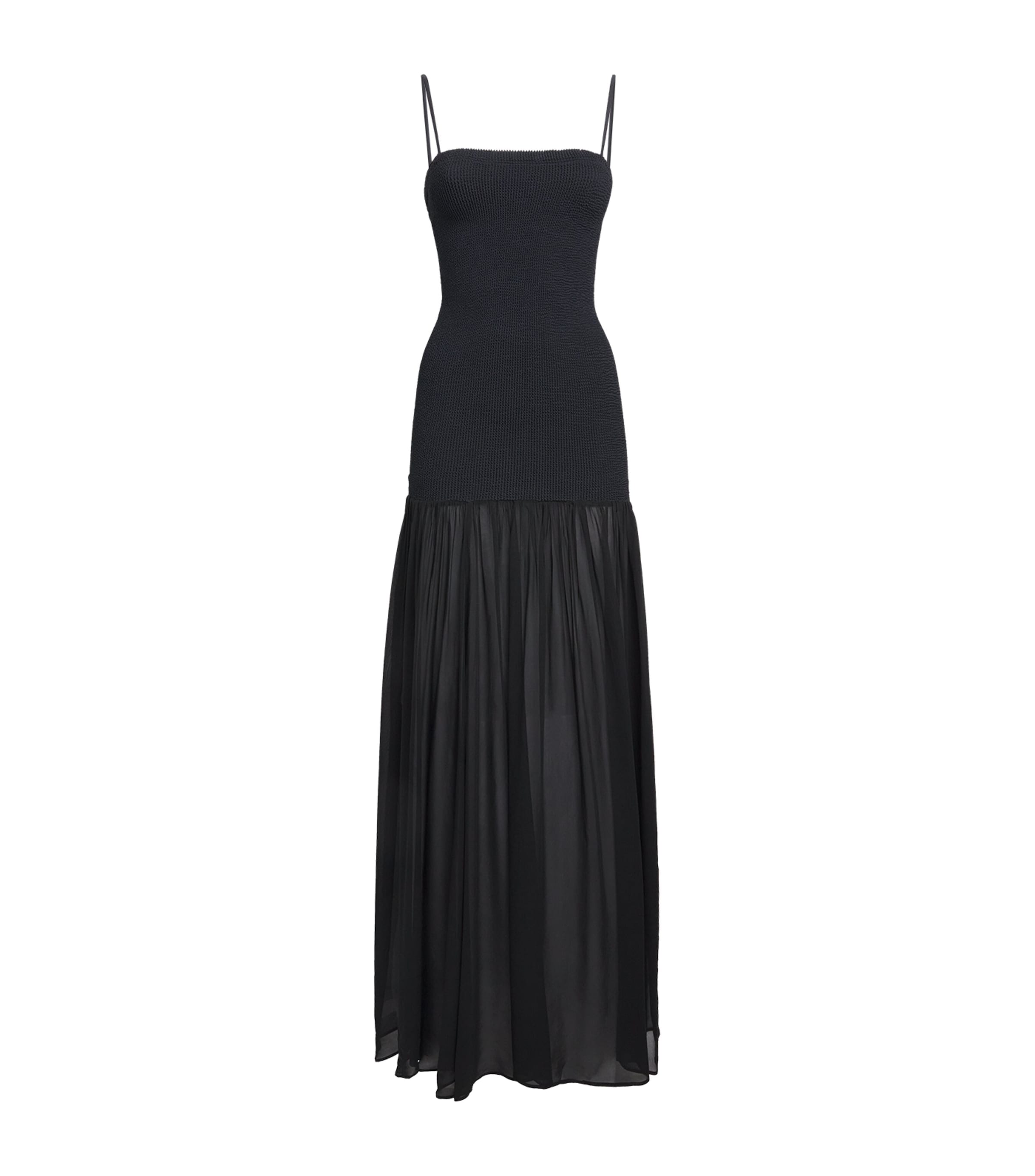Hybrid Maxi Dress BLACK