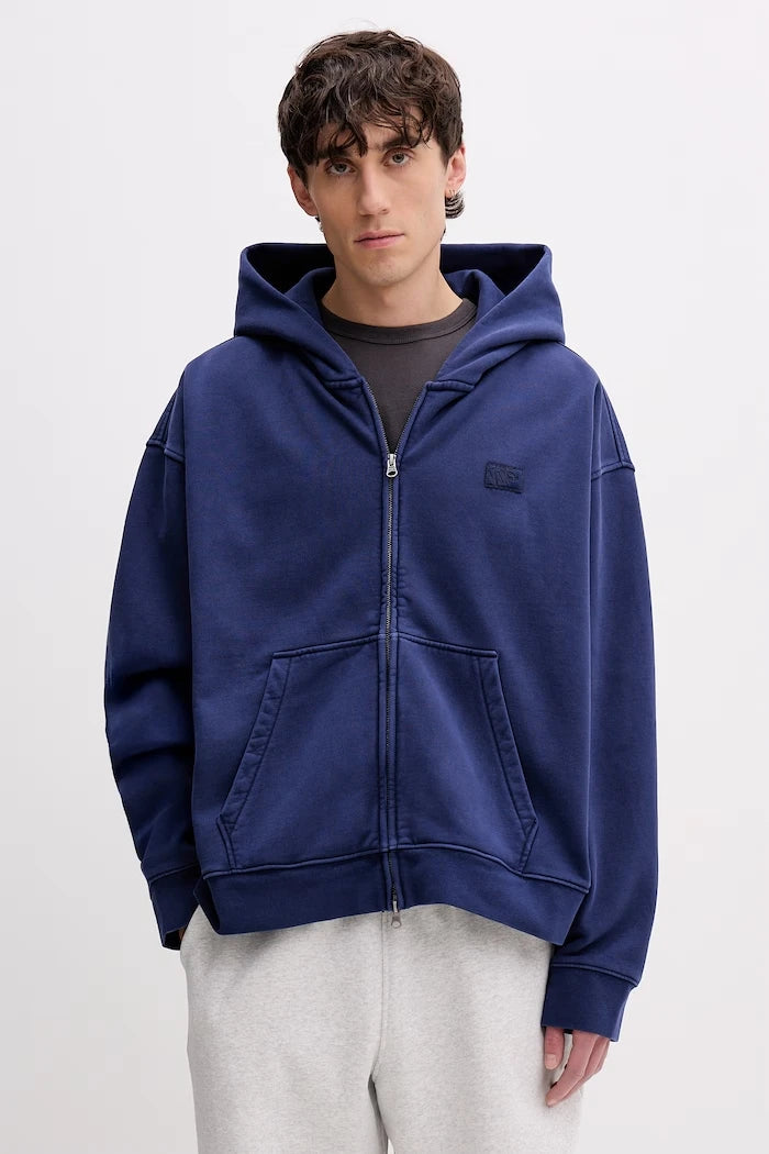 Kapüşonlu ve fermuarlı Vans erkek pamuklu sweatshirt Premium LX Full Zip
