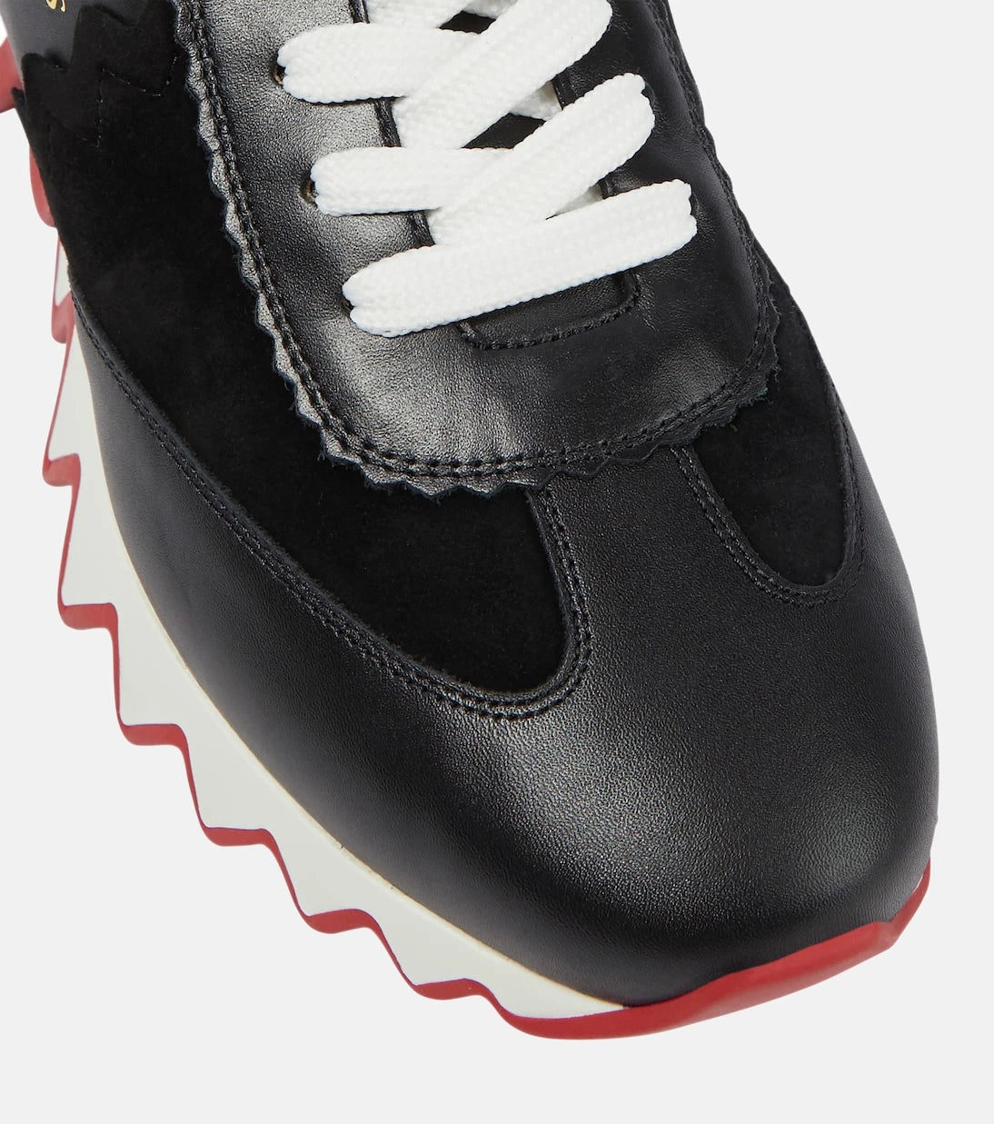 Christian Louboutin - Loubishark leather sneakers