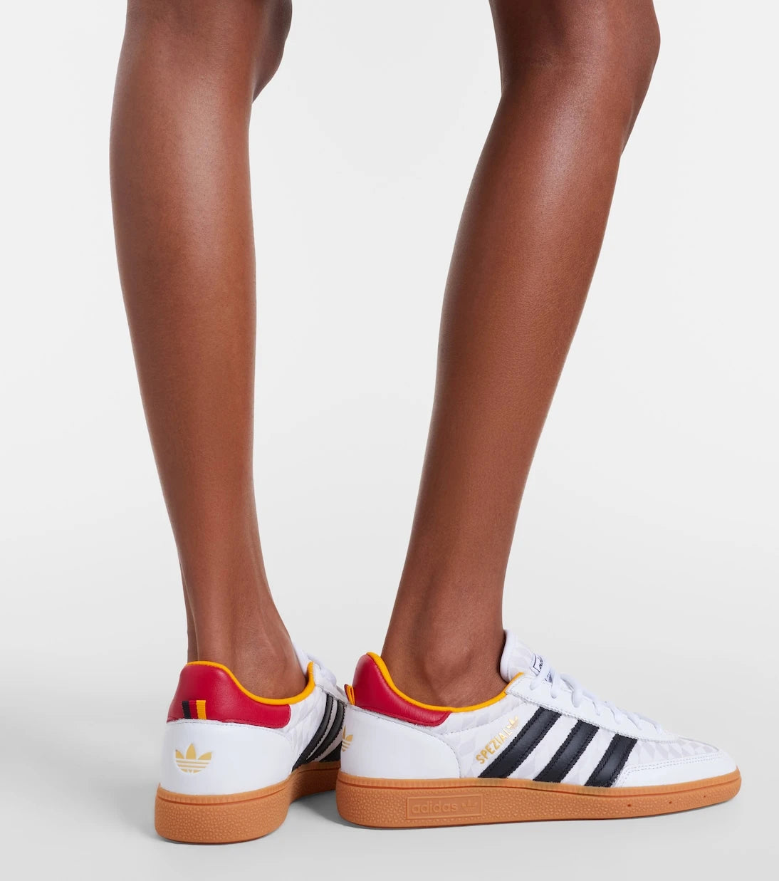 Adidas - Handball Spezial leather-trimmed sneakers