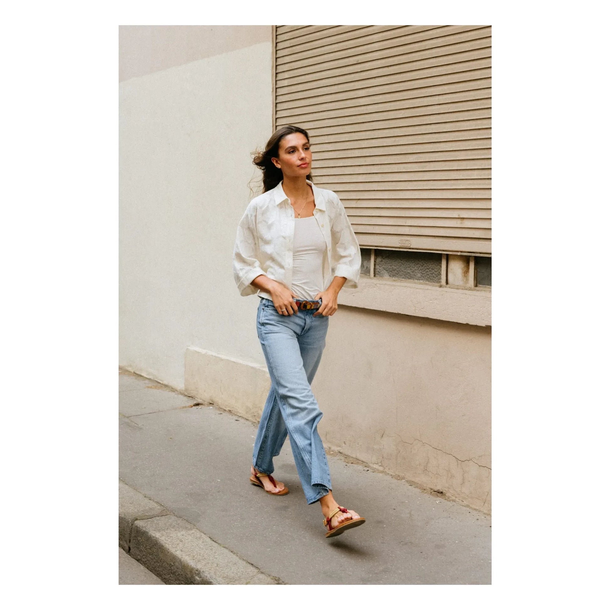 Sacrécoeur - Laelia Circle shirt | Off white