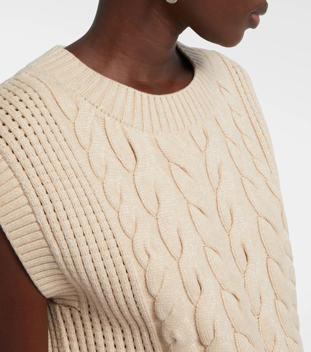 Varley - Pixie cable-knit sweater vest