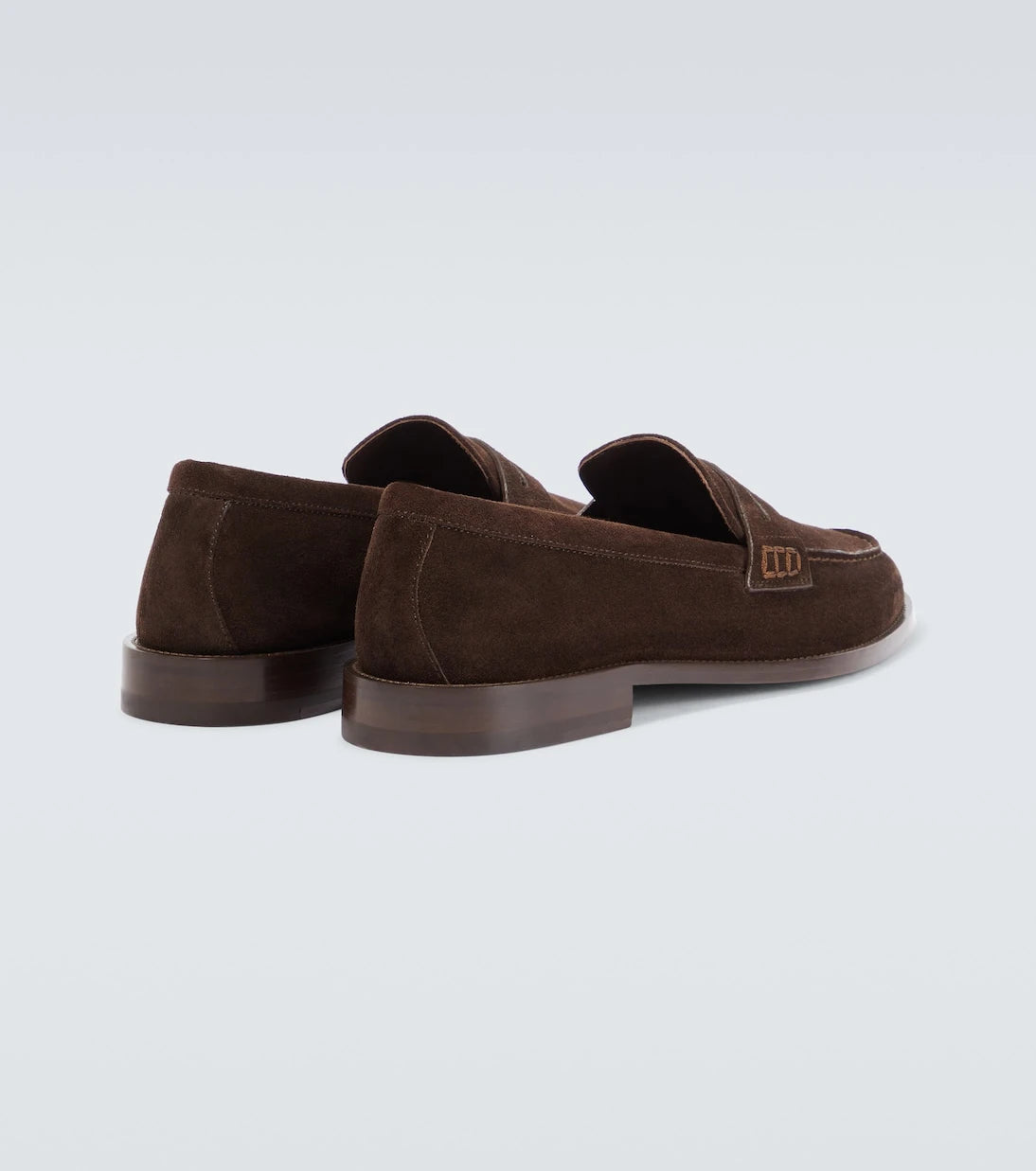 Manolo Blahnik - Perry suede penny loafers
