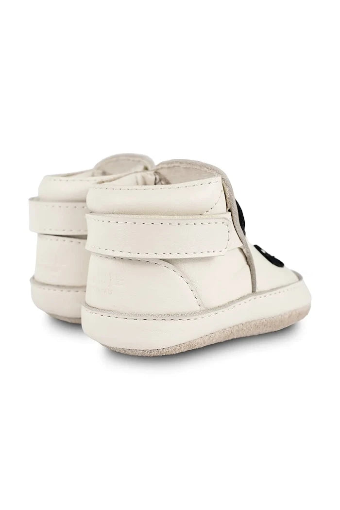 Бебешки кожени обувки Donsje Morris Sneakers Panda