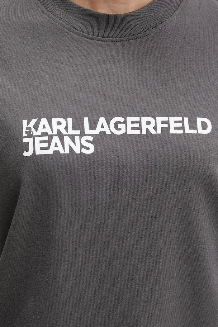 Karl Lagerfeld Jeans kadın pamuklu tişört