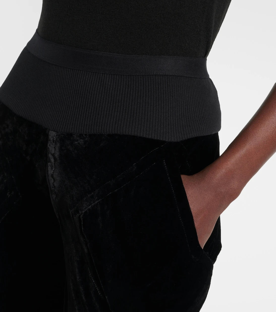 Rick Owens - Bias cady crêpe wide-leg pants