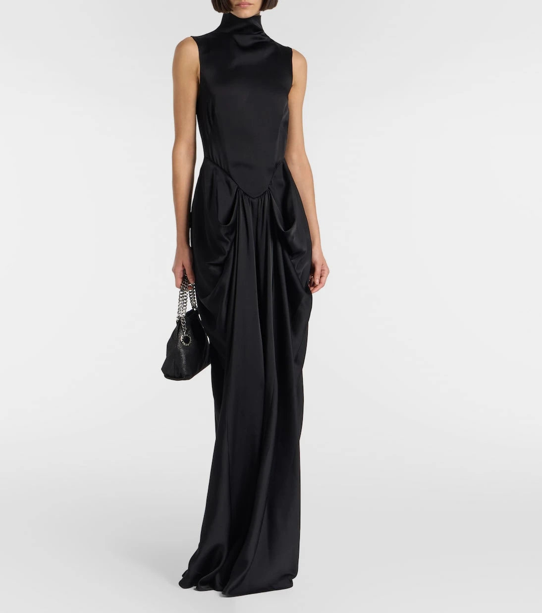 Stella McCartney - Draped satin gown