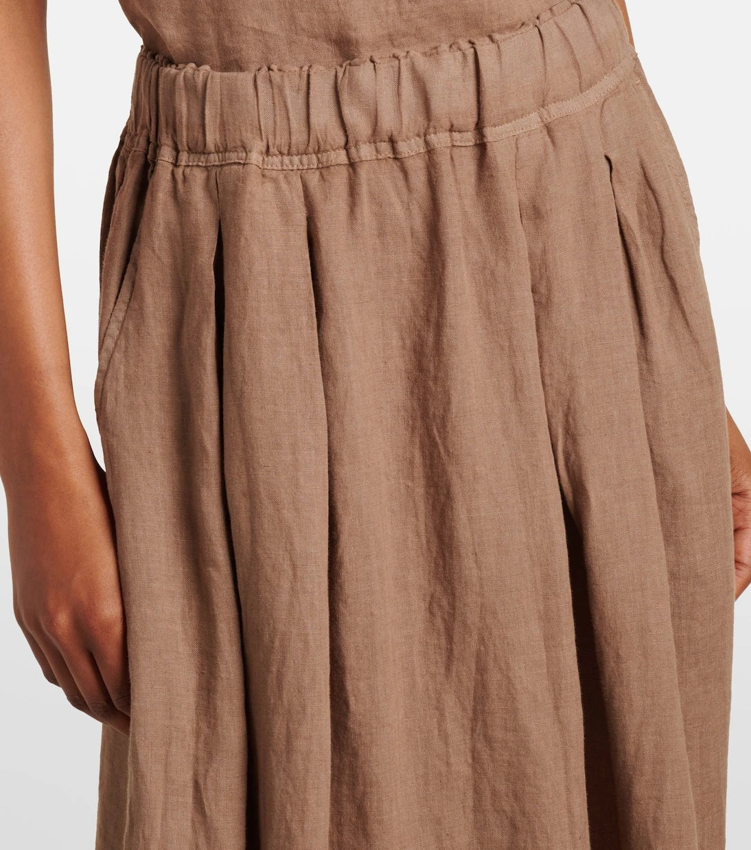 Velvet - Linda linen maxi skirt