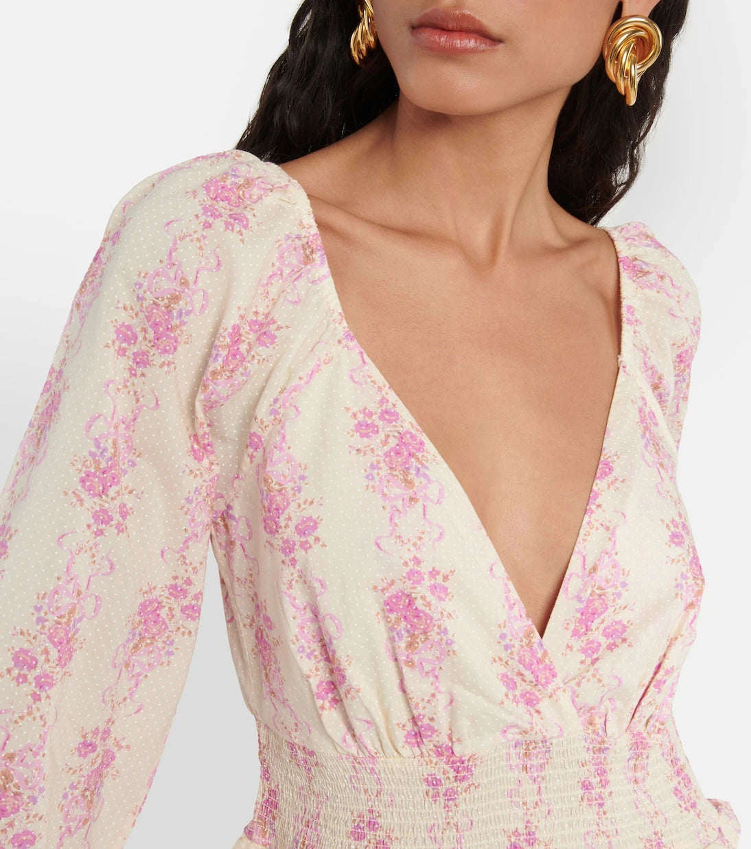 LoveShackFancy - Firefly floral cotton midi dress