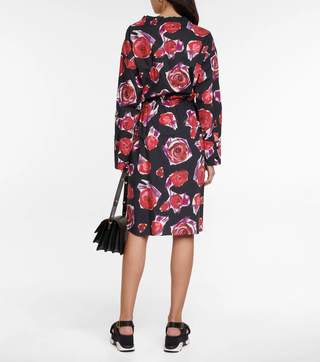 Marni - Floral cotton midi dress