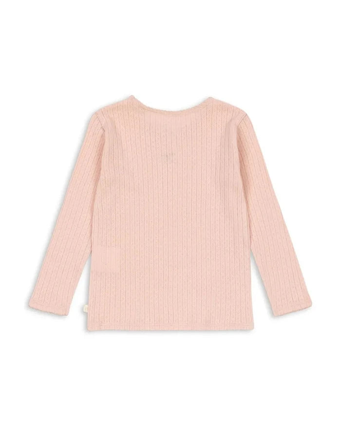 Konges Sløjd uzun kollu çocuk pamuk bluz MINNIE BLOUSE GOTS